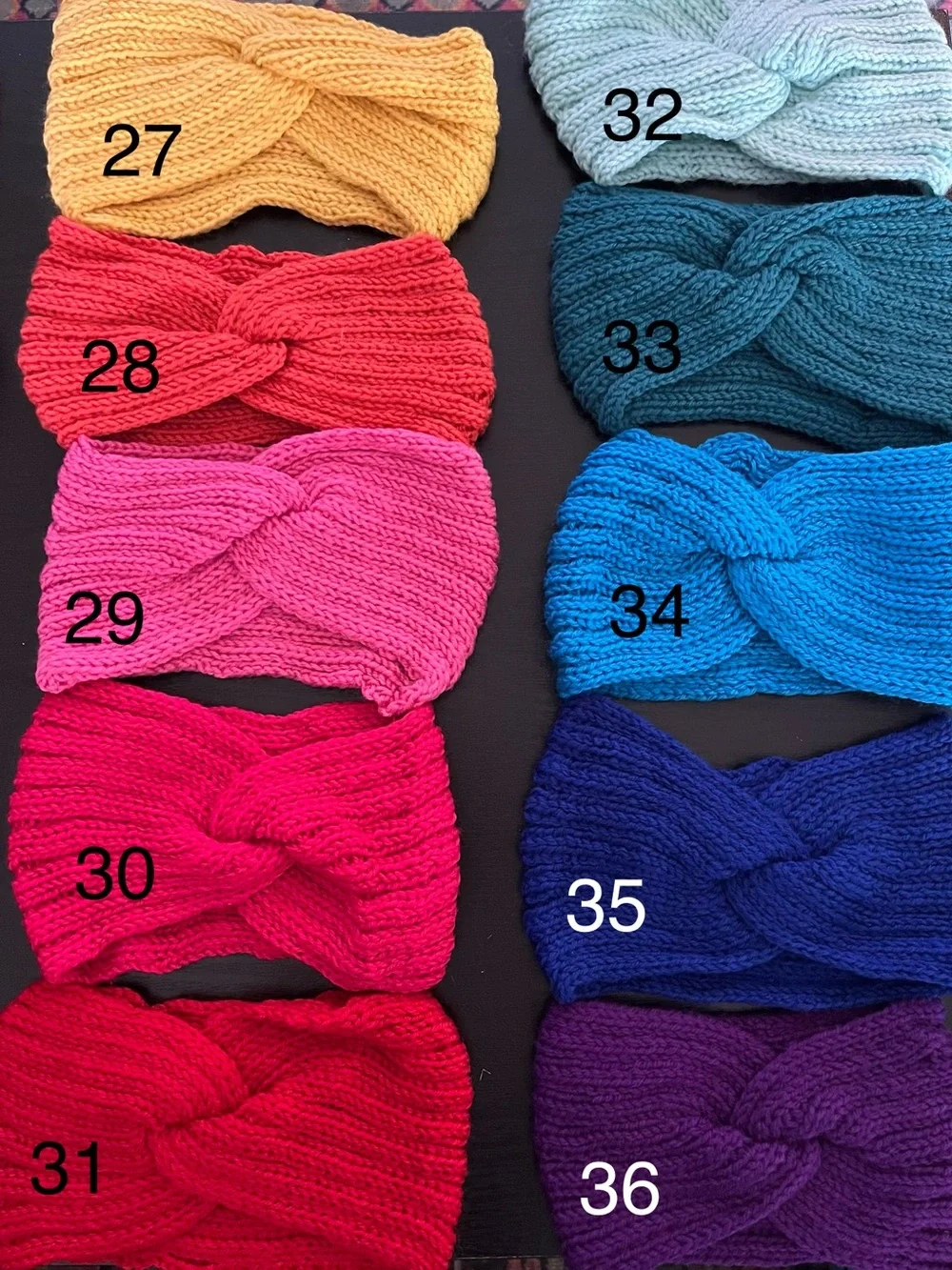3 for $5 Knit Headbands- choice of 36 colors